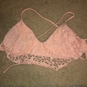 LIGHT PINK TARGET SWIMSUIT XS XHILARATION